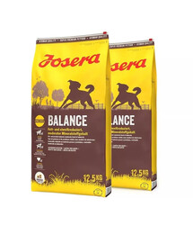 JOSERA Balance 2 x 12,5 kg vyresniems ar mažiau aktyviems šunims