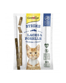 GIMCAT Sticks Salmon&Trout 4 vnt. lazdeles su lašiša ir upėtakiu