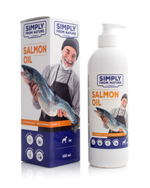 SIMPLY FROM NATURE Salmon oil Lašišų aliejus 500 ml