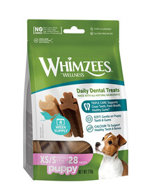 WHIMZEES Puppy XS/S dantų kramtukai šuniukams 28 vnt.
