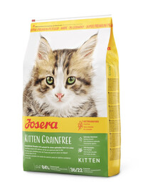 JOSERA Kitten GrainFree sausas maistas kačiukams 10 kg + lazdelė NEMOKAMAI