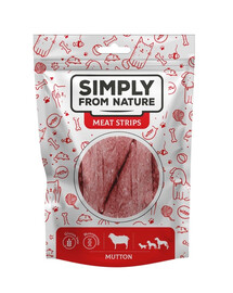 SIMPLY FROM NATURE Meat Strips Avienos juostelės šunims 80 g