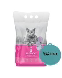 ARISTOCAT PREMIUM silikoninis kačių kraikas 3,8 l + FERA skardinės dangtelis
