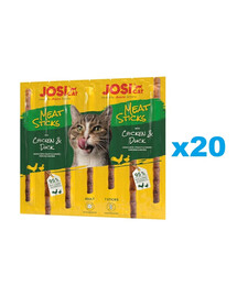 JOSERA JosiCat Meat Sticks vištienos ir ančių lazdelės katėms 20x35g
