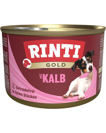 RINTI Gold Veal Mini Veal mažų veislių šunims 185 g