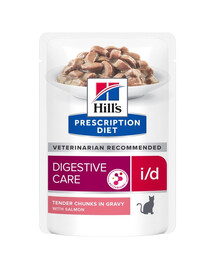 HILL'S Prescription Diet i/d Digestive Care su lašiša 12x85g