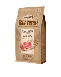 CARNILOVE True Fresh Duck Large breed didelių veislių šunims 11,4 kg