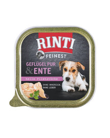 RINTI Feinest Poultry Pure & Duck padėklas 150 g