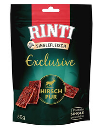 RINTI Singlefleisch Exclusive Snack Elnienos skanėstas šunims 50 g