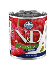 FARMINA N&D Quinoa Digestion Dog 285 g ėriena šunims, turintiems virškinimo sutrikimų