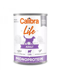 CALIBRA Dog Life Adult Lamb 400 g su ėriena