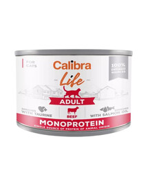 CALIBRA Cat Life Adult Beef 200 g monoproteinų kačiukų ėdalas su jautiena