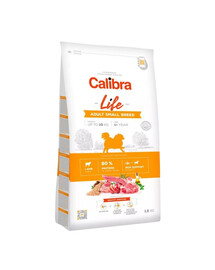 CALIBRA Dog Life Adult Small Breed Lamb 1,5 kg mažų veislių šunims ėriena