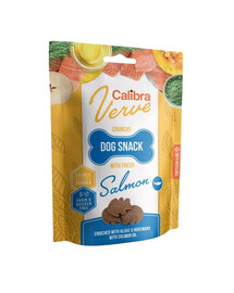 CALIBRA Dog Verve Crunchy Snack Fresh Salmon 150 g Grūdų neturintys skanėstai su lašiša