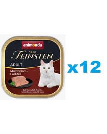 ANIMONDA Vom Feinsten Adult Mėsos kokteilis 12x100 g