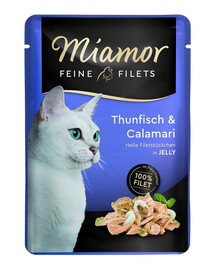 MIAMOR Feine Filets tunas ir kalmarai 6x100 g