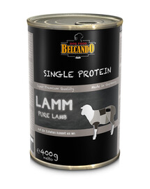 BELCANDO Single Protein ėriena 400G šlapias šunų maistas