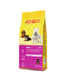 JOSERA JosiDog Mini 2,7kg suaugusiems mažų veislių šunims