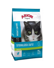 Arion Original Cat Sterilized Chicken 7,5 kg