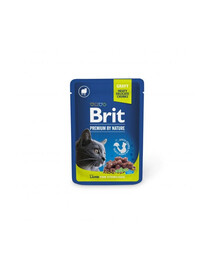 BRIT PREMIUM Pouch Lamb Sterilized 24x100g su ėriena sterilizuotoms katėms