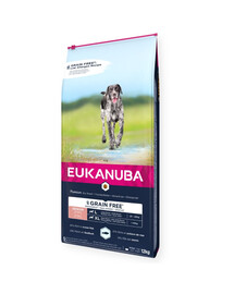 EUKANUBA Grain Free Senior Large ocean fish 12 kg gausu vandenyno žuvų