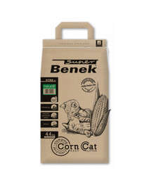 BENEK Super Corn Ultra kačių kraikas Fresh Grass 7 l