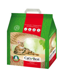 JRS Cat's Best Original 8 x 5 l (2,1 kg) medžio kraiko su grumstais