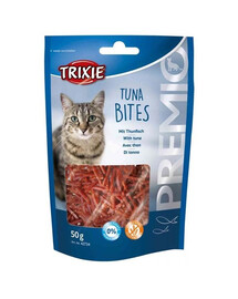 TRIXIE Premio užkandžiai "Stripsai su tunu". 50 g