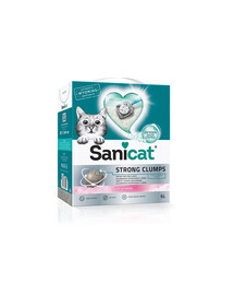 SANICAT Strong Clumps 10 l bentonito kraikas baltas