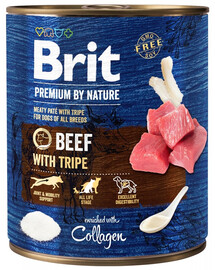 BRIT Premium by Nature 800 g jautiena ir subproduktai šunims