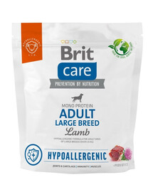 BRIT Care Hypoallergenic Adult Large Breed sausas maistas su ėriena 1 kg