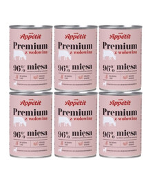 COMFY APPETIT PREMIUM su jautiena 6x400 g