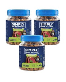 SIMPLY FROM NATURE Smart Bites Šunų šėryklėlės šunims 3x130g