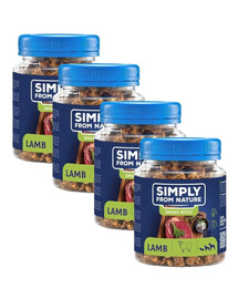 SIMPLY FROM NATURE Smart Bites Avienos dresiruokliai šunims 4x130 g