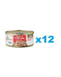 APPLAWS Taste Toppers Vištienos krūtinėlė su jautiena drebučiuose 12x156 g