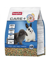 BEAPHAR Care+ maistas triušiams 1,5 kg