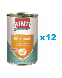 RINTI Canine Intestinal beef 12 x 400 g jautiena
