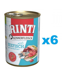 RINTI Kennerfleisch Jūros žuvis 6x400 g