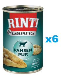 RINTI Singlefleisch Rumen Grynas monoproteinų raugas 6x800 g