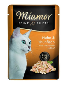 MIAMOR Feine Filets vištienos ir tuno pakelis 24x100 g