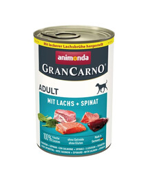 ANIMONDA GranCarno Adult lašiša ir špinatai 400g