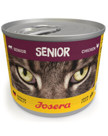 JOSERA Cat Senior drėgnas ėdalas vyresnio amžiaus katėms konservų dėžutė 200g