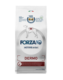 FORZA 10 Dermo Active Nutraceutinė dieta šunims nuo odos problemų ir alergijų 10 kg