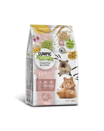 CUNIPIC Premium Hamster Gerbil 600g maistas žiurkėnams ir pelėkautams