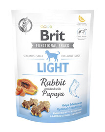 BRIT Care dog Functional snack light rabbit 150g mažai kalorijų turintis skanėstas su triušiu