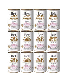 BRIT Mono Protein Rabbit 12x400 g monoproteinų pašaras triušiams