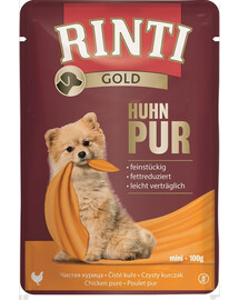 RINTI Chicken Pure Mini vištienos paketėlis mažoms veislėms 100 g
