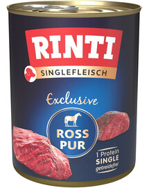 RINTI Singlefleisch Exclusive Horse Grynas monoproteinas 800 g