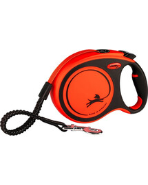 FLEXI Xtreme L Tape 8 m oranžinis automatinis dirželis