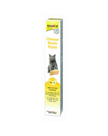 GIMCAT Every Day Cheese Biotine Pasta 100g pasta odai ir kailiui katėms